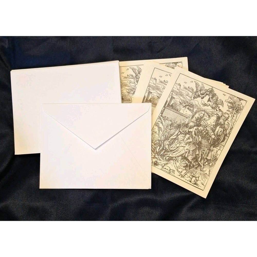 Vintage Durer Holy Family w Three Hares Cincinnati Museum of Art Greeting Cards - Picture 2 of 4